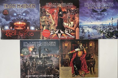 Lot 680 - IRON MAIDEN - PICTURE DISKS LP PACK