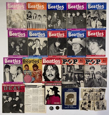 Lot 319 - THE BEATLES - MONTHLY BOOKS AND 1ST EDITION JOHN LENNON BOOKS.