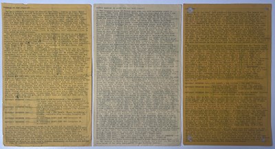 Lot 97 - THE FRIARS AYLESBURY - HANDBILLS INC THE CRAMPS / THE DAMNED / ADAM ANT.