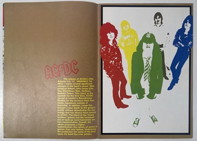 Lot 230 - AC/DC - FULLY SIGNED 1979 HIGHWAY TO HELL PROGRAMME INC BON SCOTT.