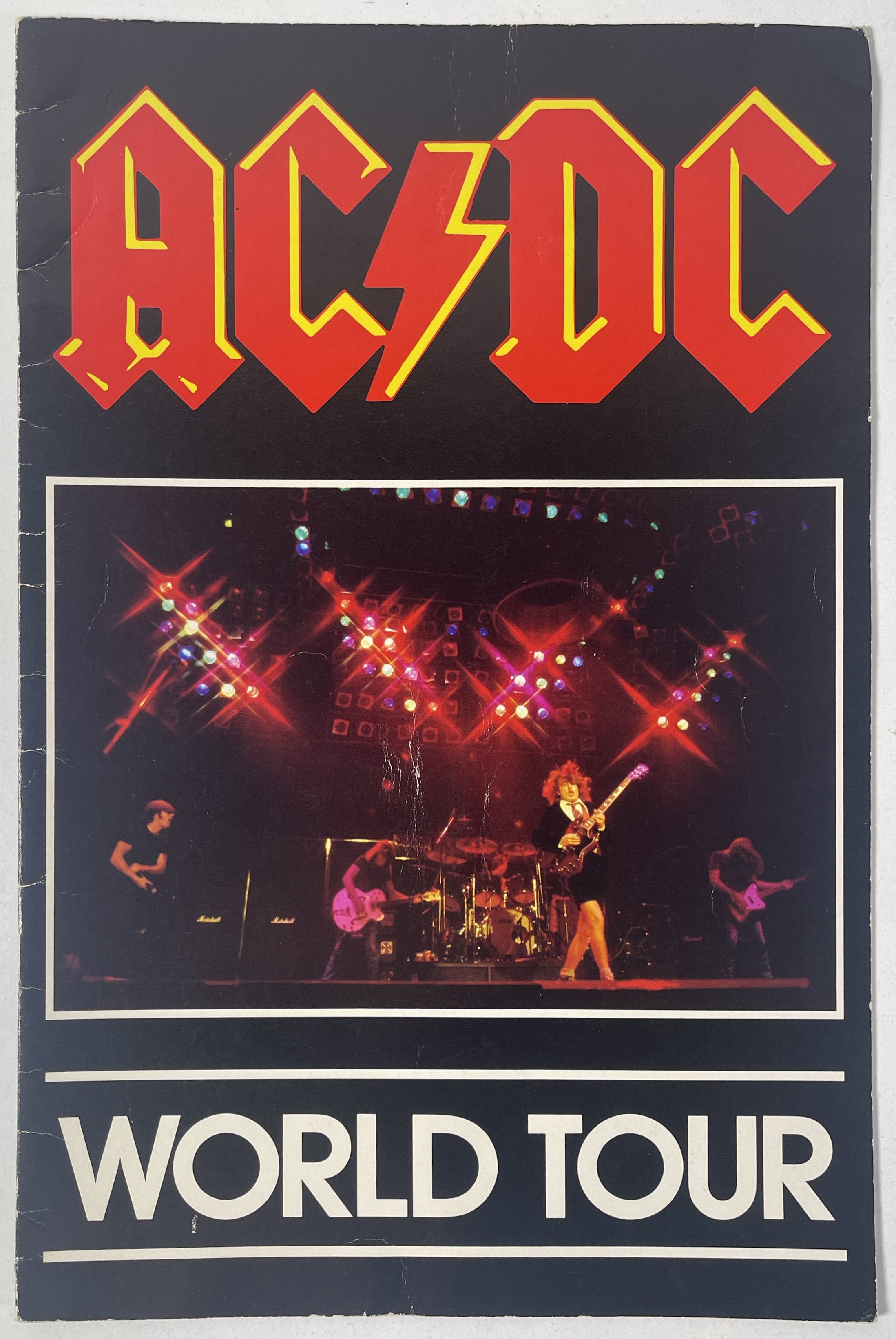 Lot 231 - AC/DC - FULLY SIGNED 1980 TOUR PROGRAMME.