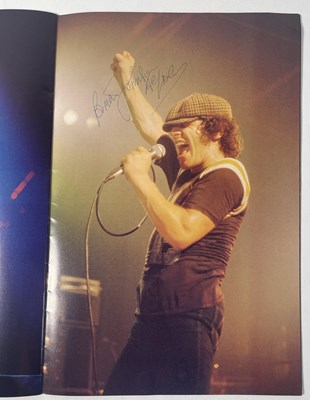 Lot 231 - AC/DC - FULLY SIGNED 1980 TOUR PROGRAMME.