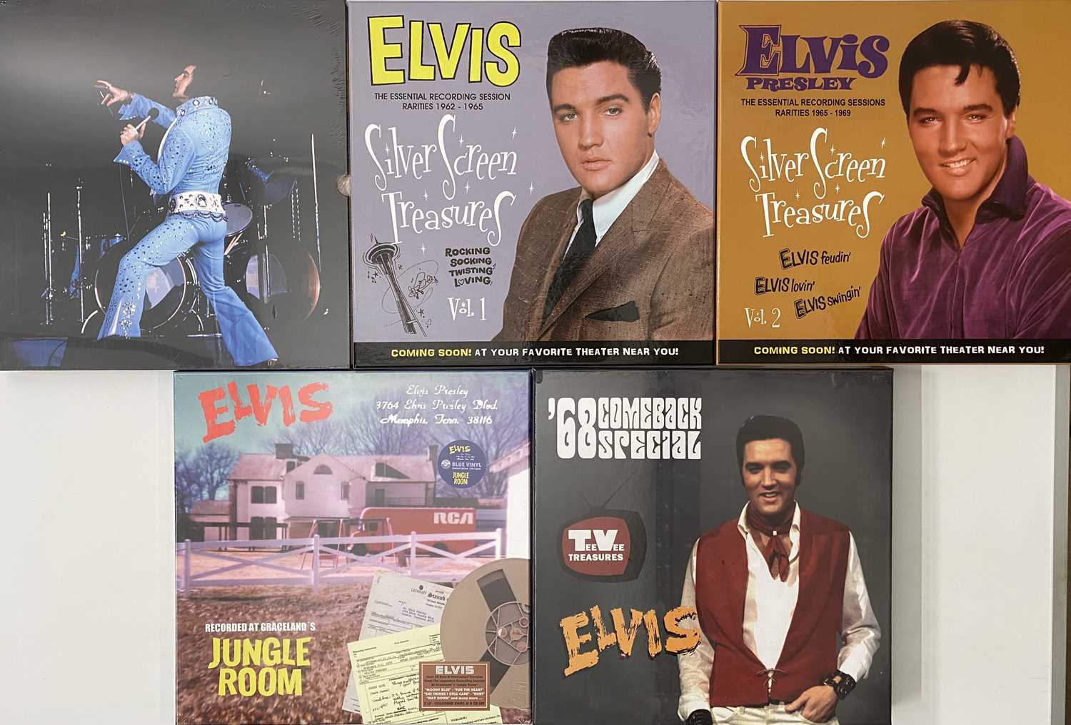 Lot 731 - ELVIS PRESLEY - LP/ CD BOX SETS (NEW & SEALED)