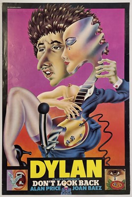 Lot 166 - BOB DYLAN - DON'T LOOK BACK (1967) - ORIGINAL POSTER.