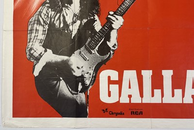 Lot 234 - RORY GALLAGHER - A SIGNED FRENCH POSTER.