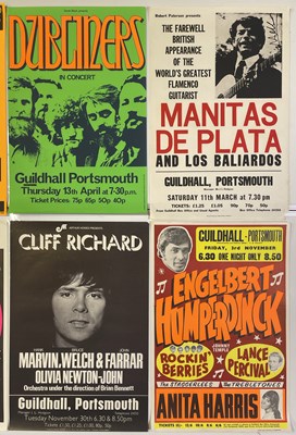 Lot 171 - 1970S POSTER COLLECTION - PORTSMOUTH GUILDHALL - INC BADFINGER.