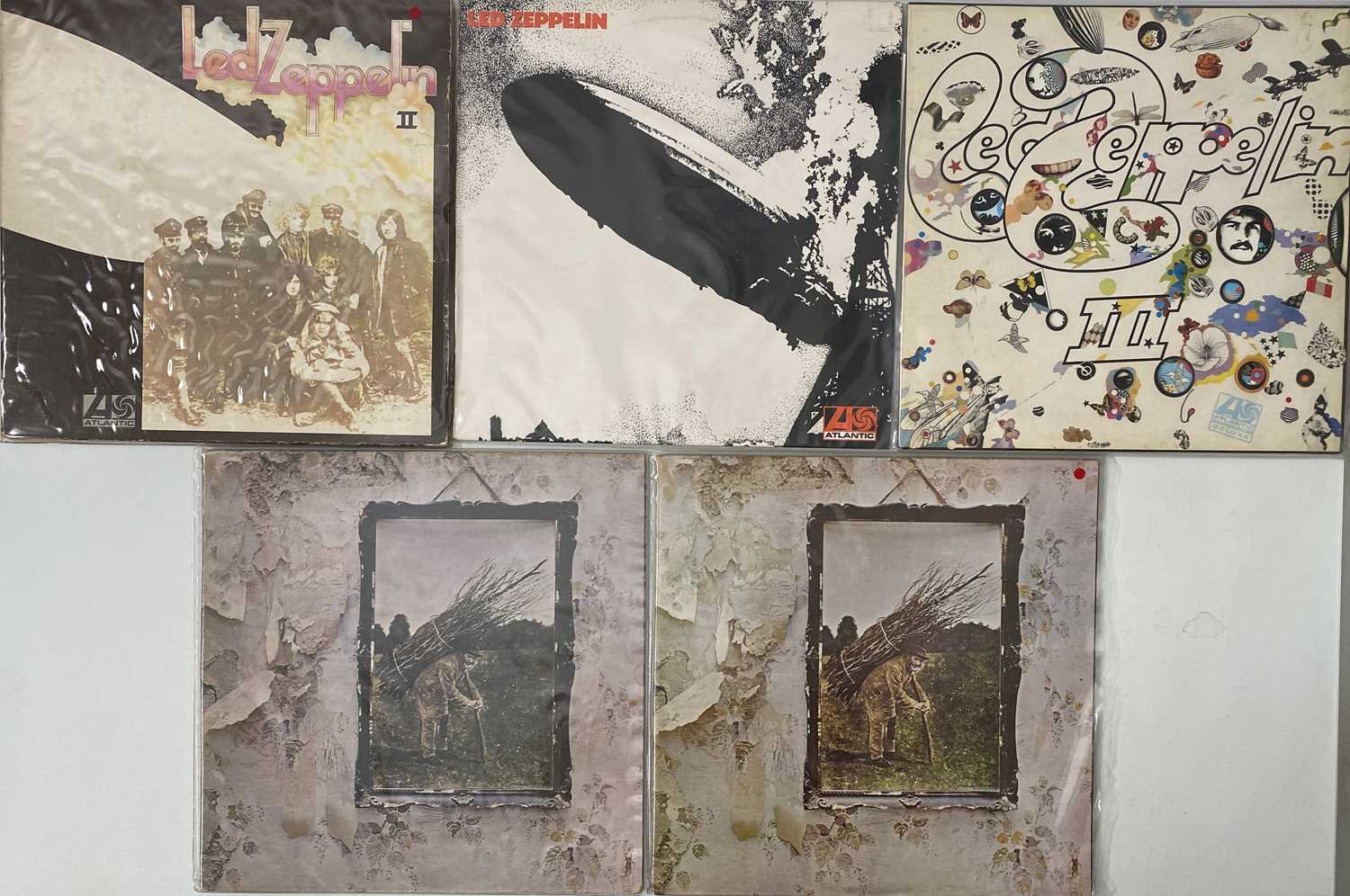 Lot 760 - LED ZEPPELIN - LP PACK (INC PLUM/ RED