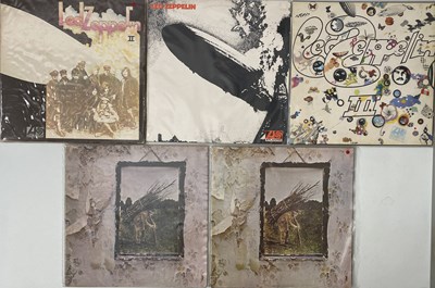 Lot 760 - LED ZEPPELIN - LP PACK (INC PLUM/ RED ATLANTIC ORIGINALS)