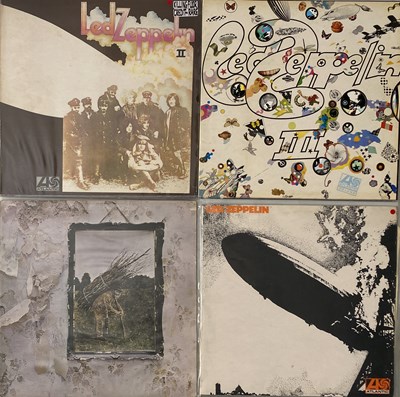 Lot 761 - LED ZEPPELIN - LP PACK (INC PLUM/ RED ATLANTIC ORIGINALS)