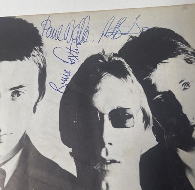 Lot 424 - THE JAM - A MULTI SIGNED 1979 SPRING TOUR BOOKLET.