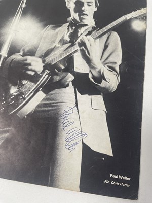 Lot 424 - THE JAM - A MULTI SIGNED 1979 SPRING TOUR BOOKLET.