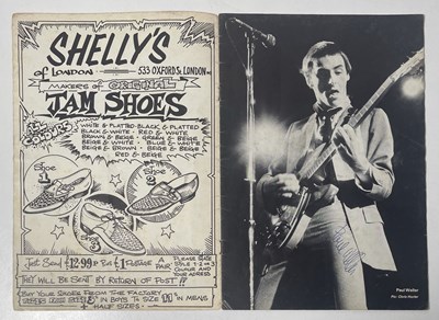 Lot 424 - THE JAM - A MULTI SIGNED 1979 SPRING TOUR BOOKLET.