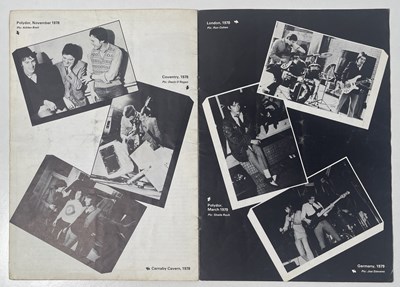 Lot 424 - THE JAM - A MULTI SIGNED 1979 SPRING TOUR BOOKLET.
