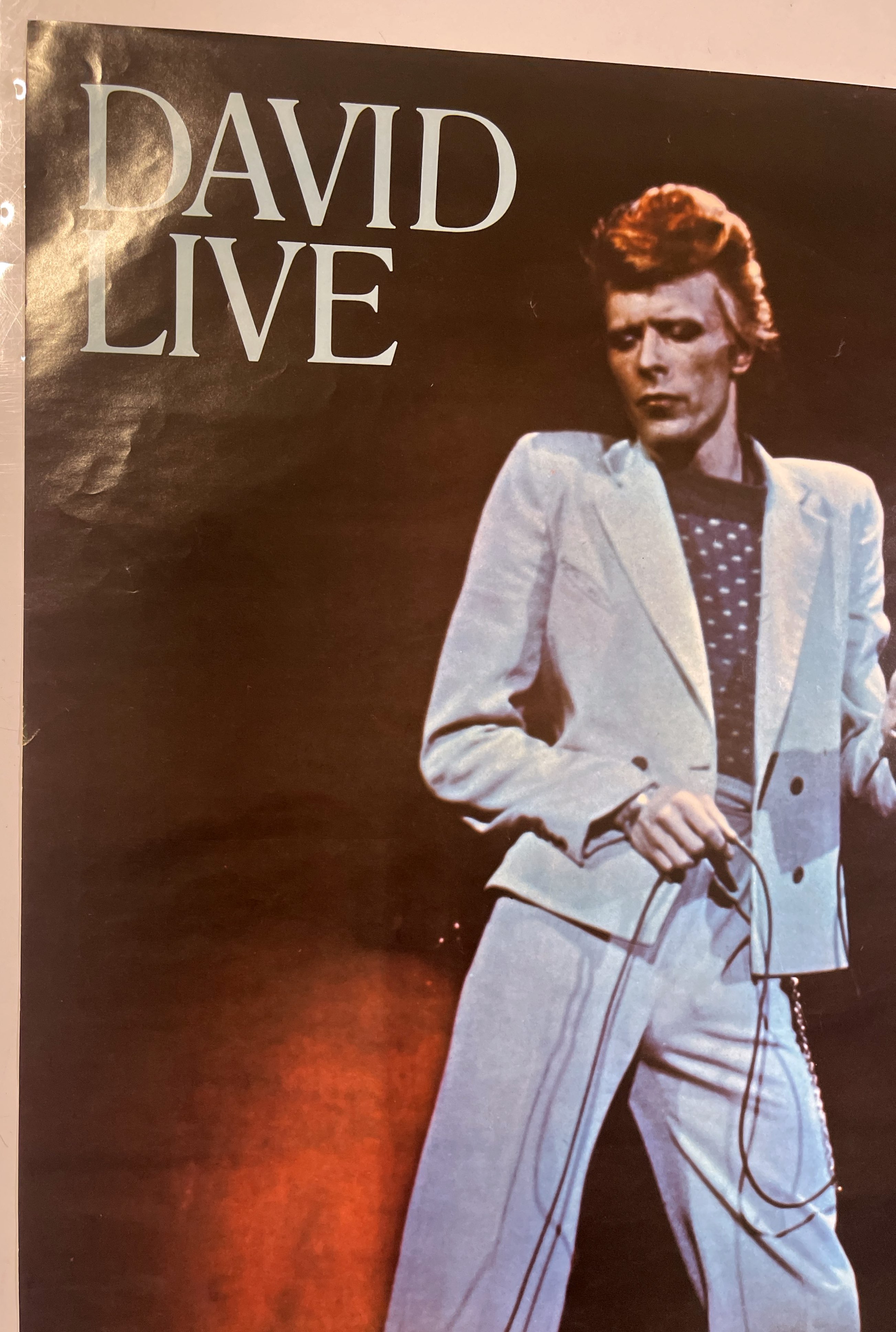 Lot 354 - DAVID BOWIE - ORIGINAL 'DAVID LIVE' 1974