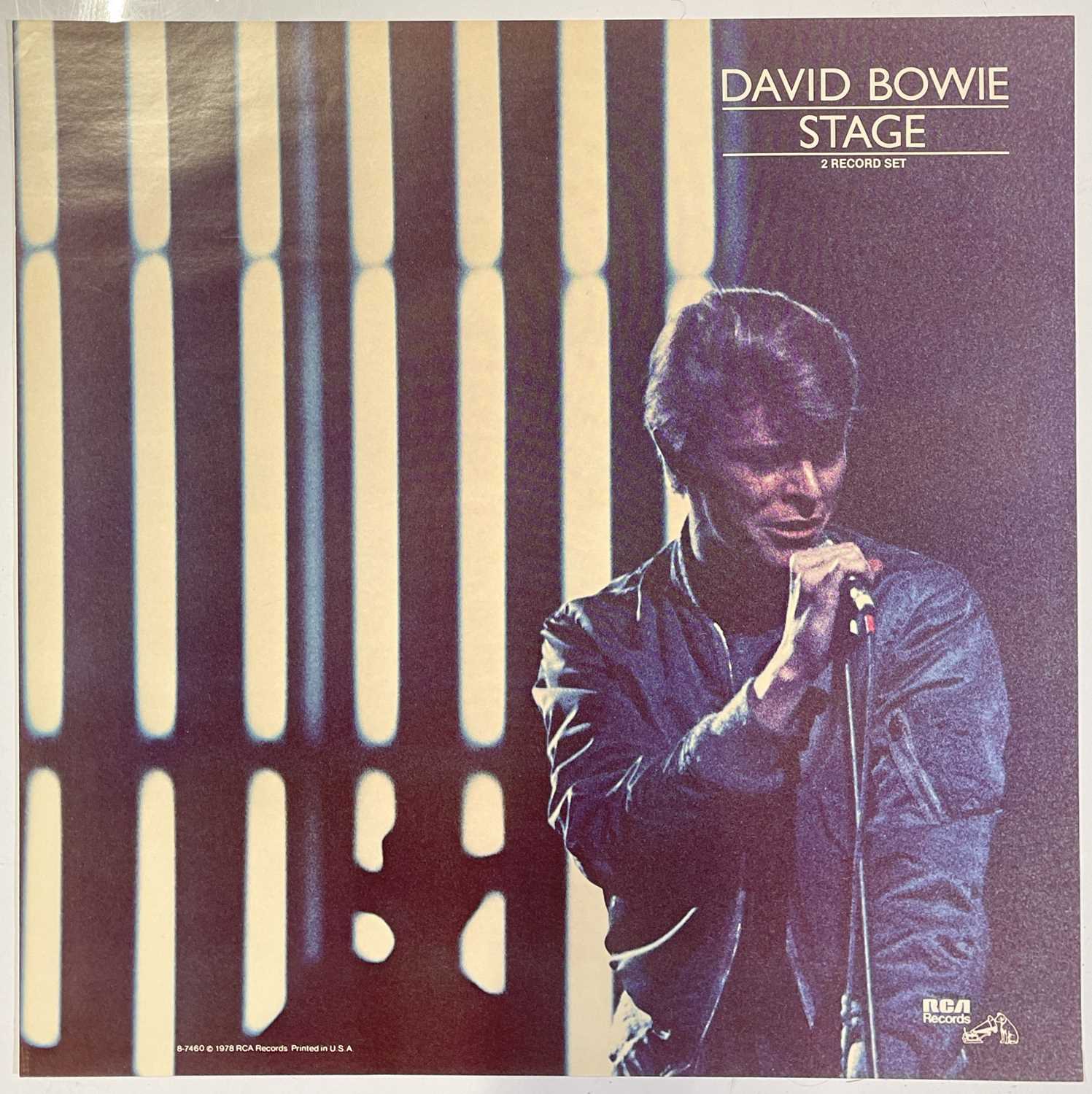 Lot 356 - DAVID BOWIE - ORIGINAL 1978 'STAGE' PROMO POSTER.
