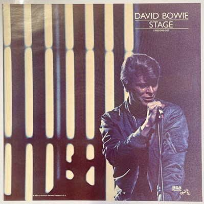 Lot 356 - DAVID BOWIE - ORIGINAL 1978 'STAGE' PROMO POSTER.