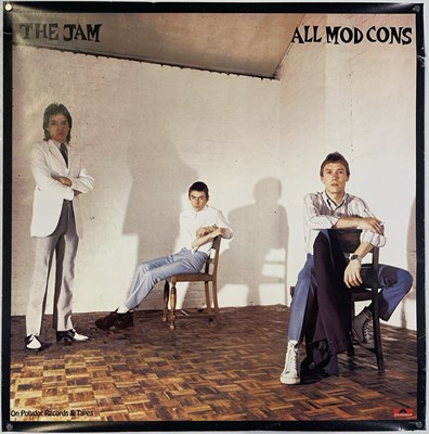 Lot 515 - THE JAM - ORIGINAL 'ALL MOD CONS' US PROMOTIONAL POSTER.