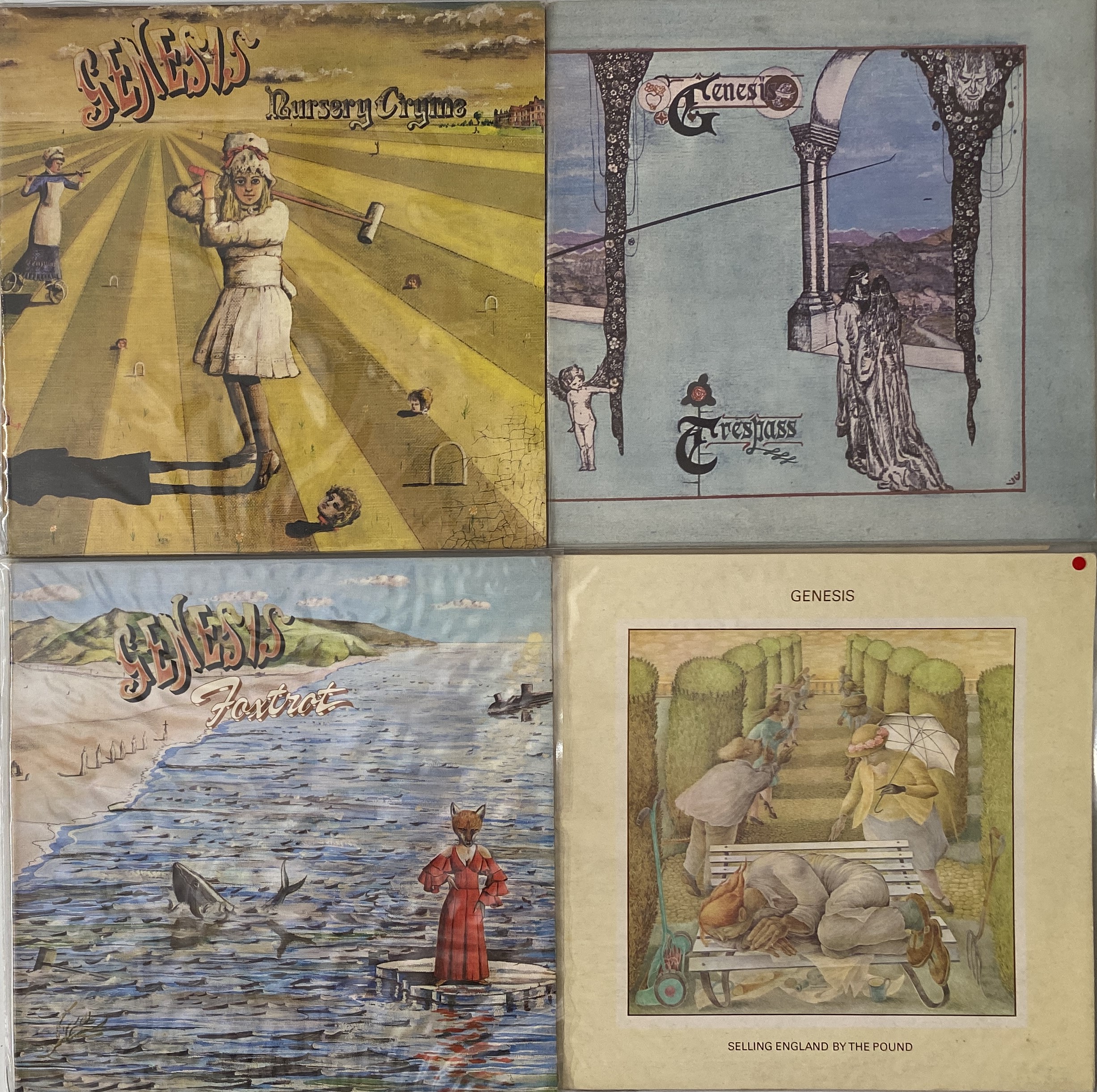Lot 825 - GENESIS - ORIGINAL PRESSINGS - LP PACK