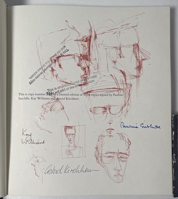 Lot 245 - THE LIFE & ART OF STUART SUTCLIFFE GENESIS BOOK - ASTRID KIRCHHERR SIGNED.