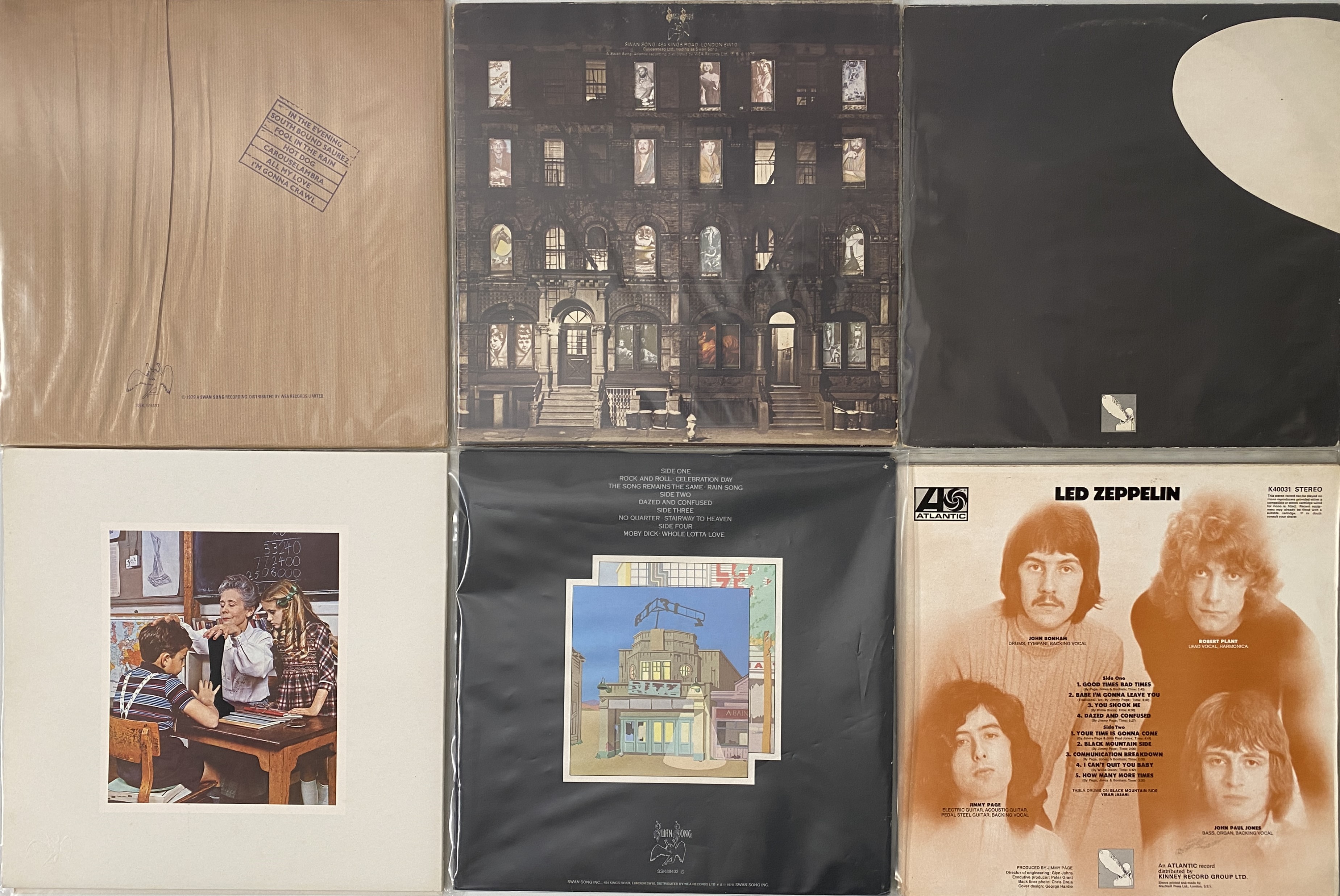 Led Zeppelin Lp Disc Lot 831 - LED ZEPPELIN - LP PACK