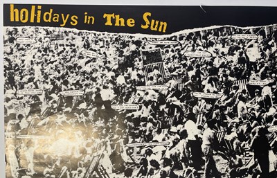 Lot 534 - THE SEX PISTOLS - HOLIDAYS IN THE SUN ORIGINAL POSTER.