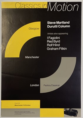 Lot 177 - HACIENDA - CLASSICS IN MOTION POSTER.