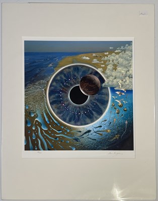 Lot 395 - PINK FLOYD / STORM THORGERSON 'PULSE' SIGNED FINE ART PRINT.