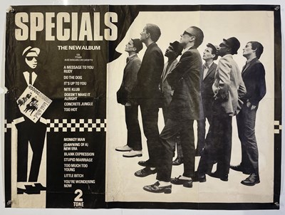 Lot 180 - THE SPECIALS - ORIGINAL 1979 ALBUM PROMOTIONAL POSTER.