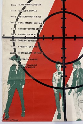 Lot 181 - THE CLASH - ORIGINAL 'ON PAROLE' TOUR POSTER.