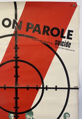 Lot 181 - THE CLASH - ORIGINAL 'ON PAROLE' TOUR POSTER.