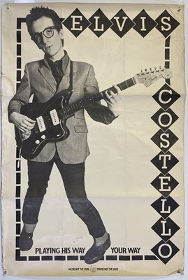 Lot 182 - ELVIS COSTELLO - ORIGINAL C 1970S POSTERS.