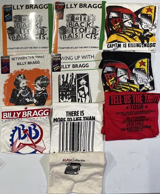 Lot 263 - BILLY BRAGG T-SHIRTS - SOME STILL SEALED.