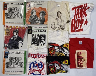 Lot 264 - BILLY BRAGG T-SHIRTS - SOME STILL SEALED.