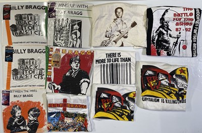 Lot 265 - BILLY BRAGG T-SHIRTS - SOME STILL SEALED.