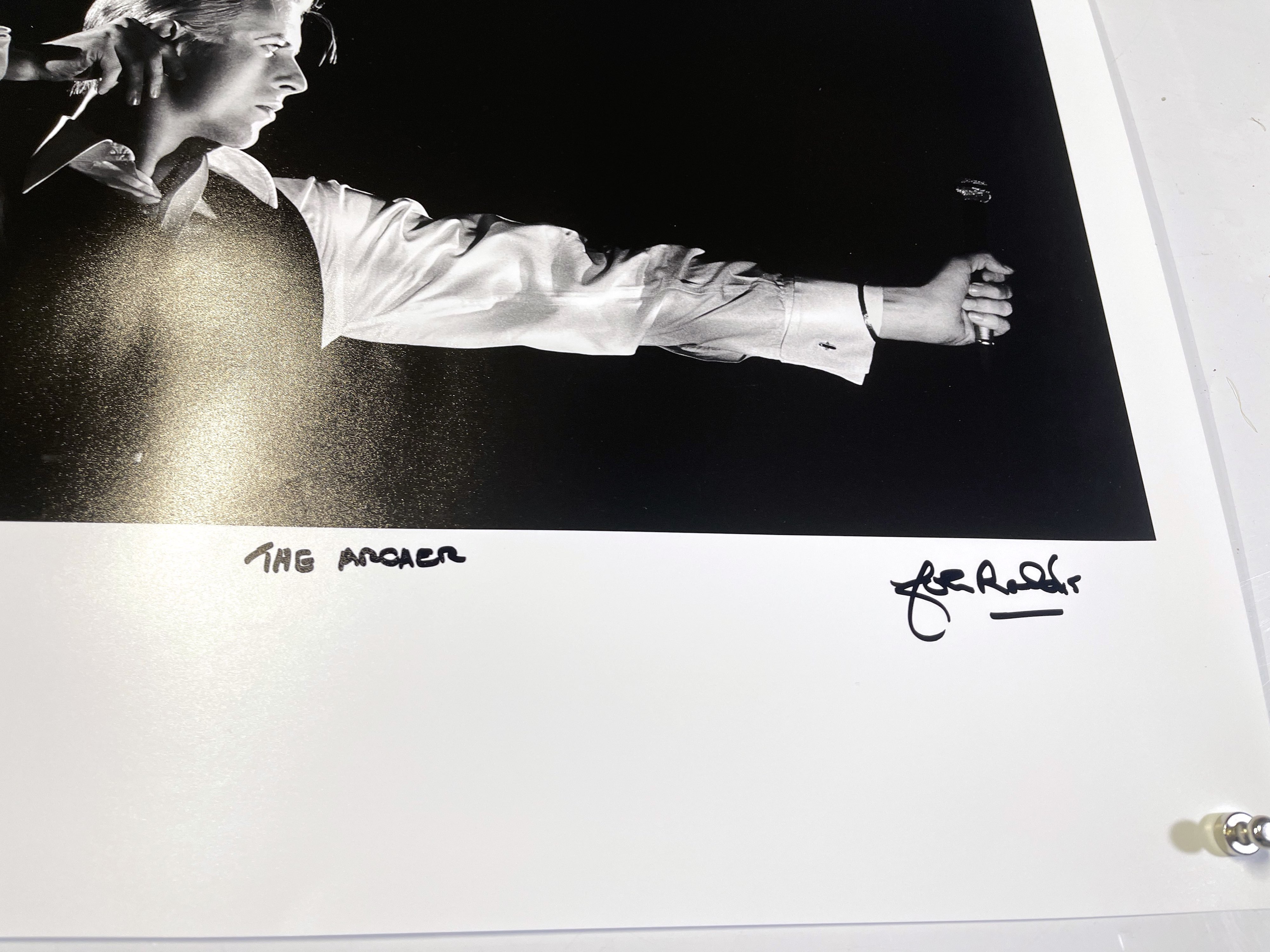 Lot 362 - DAVID BOWIE - THE ARCHER - JOHN ROWLANDS