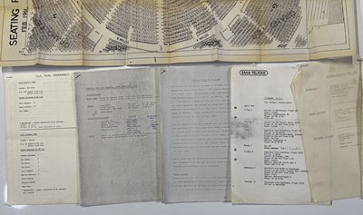 Lot 437 - 10CC - ORIGINAL TOUR EPHEMERA AND ITINERARIES ETC.