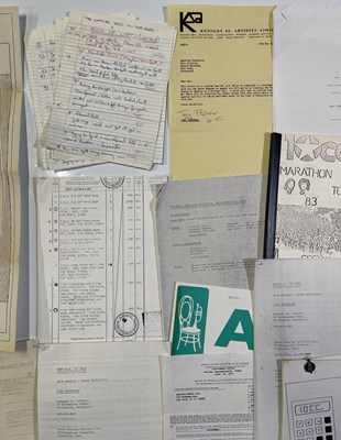 Lot 437 - 10CC - ORIGINAL TOUR EPHEMERA AND ITINERARIES ETC.