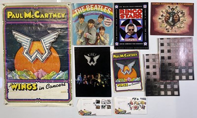 Lot 323 - THE BEATLES / PAUL, MCCARTNEY AND WINGS / GEORGE HARRISON - PROGRAMMES AND MEMORABILIA.