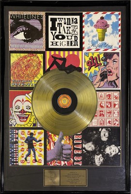 Lot 388 - DURAN DURAN - OFFICIAL RIAA AWARD FOR 'THANK YOU'.