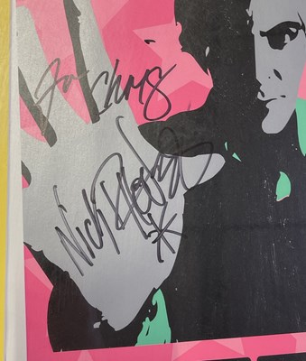 Lot 389 - DURAN DURAN - SIGNED POP TRASH POSTER.