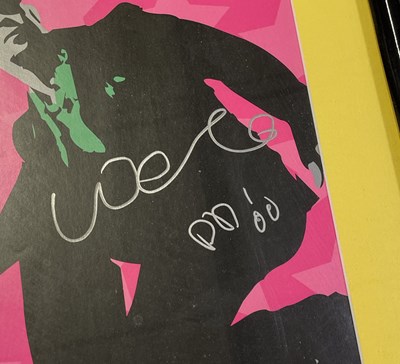 Lot 389 - DURAN DURAN - SIGNED POP TRASH POSTER.