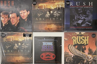 Lot 772 - RUSH - MODERN PRESSINGS - LPs