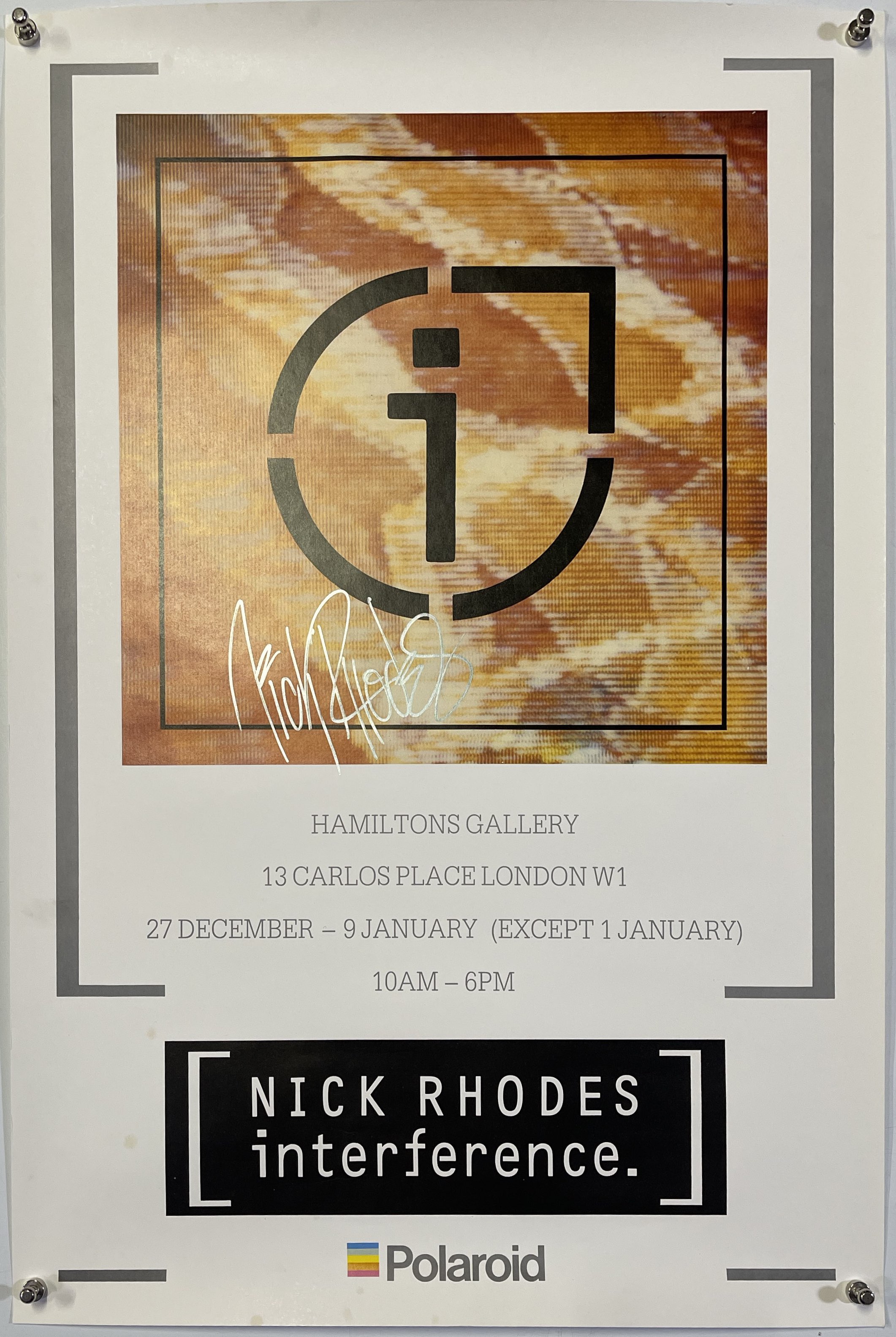 Lot 486 - DURAN DURAN - NICK RHODES - INTERFERENCE