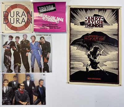 Lot 489 - DURAN DURAN - POSTER COLLECTION.