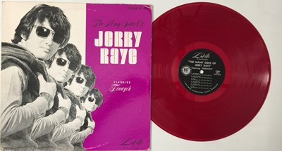 Lot 910 - JERRY RAYE FEAT FENWYCK - THE MANY SIDES OF LP (US RED VINYL - DEVILLE RECORDS - DV-LP-101)