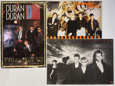 Lot 405 - DURAN DURAN - PROMO POSTER COLLECTION.