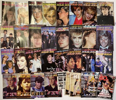 Lot 407 - DURAN DURAN- 1980S 'LIMITED EDITION' MAGAZINE AND DURAN DURAN MAGAZINES/PAPERS.