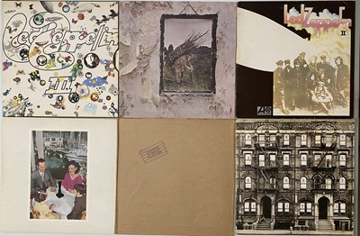 Lot 936 - LED ZEPPELIN - LP PACK (INC PLUM/ RED ORIGINALS)