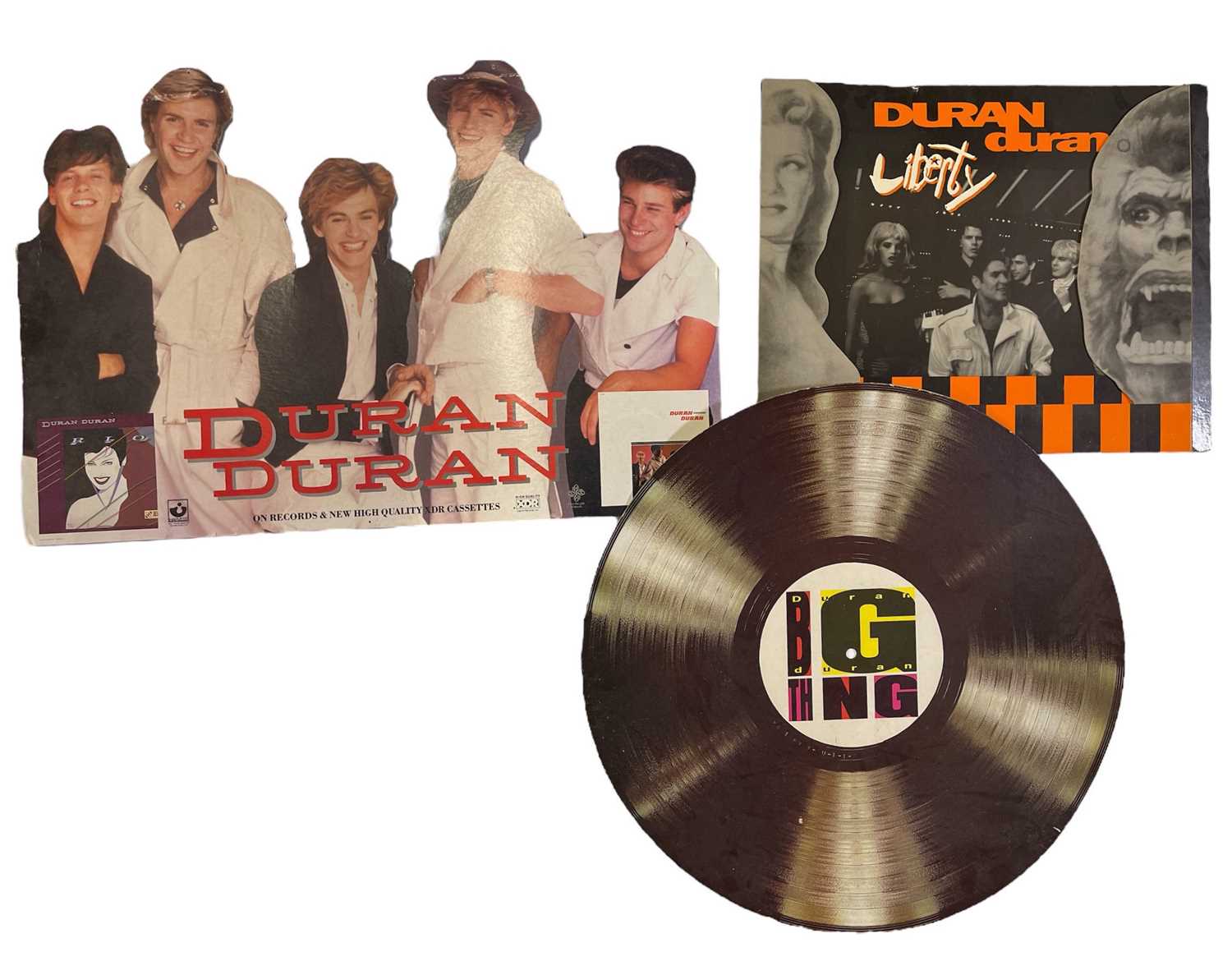 Lot 412 - DURAN DURAN - CARD PROMO SHOP DISPLAYS.