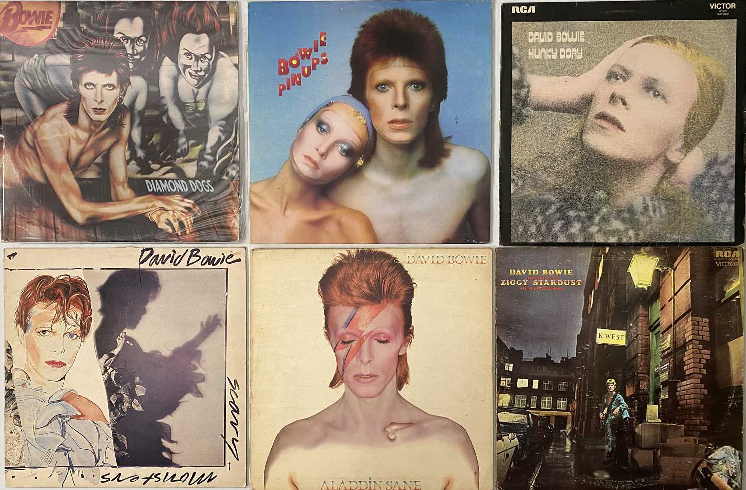 Lot 941 - DAVID BOWIE/ THE ROLLING STONES - LP COLLECTION